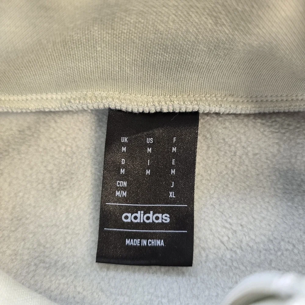 adidas Basketball One Fleece Track Jacket M Halo‎ Green Oversized Boxy IJ0943